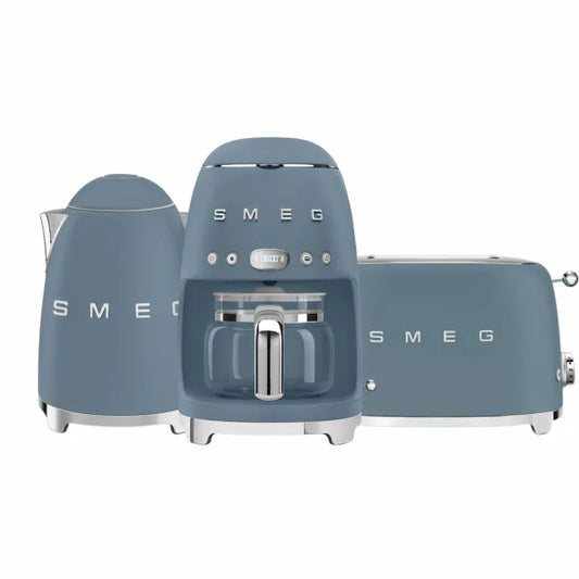 The Smeg Iconic Breakfast Suite – Storm Blue Edition - 220V